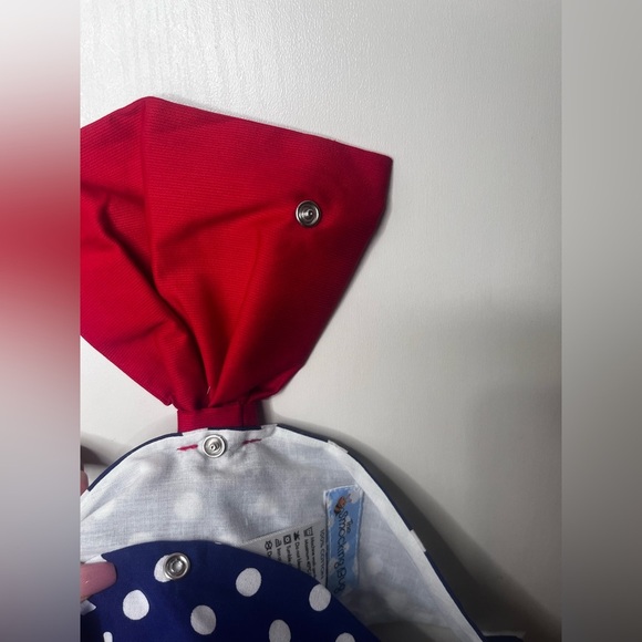 Smocking bug Adorable Kids Polka Dot Set in Blue and White - Picture 6 of 6